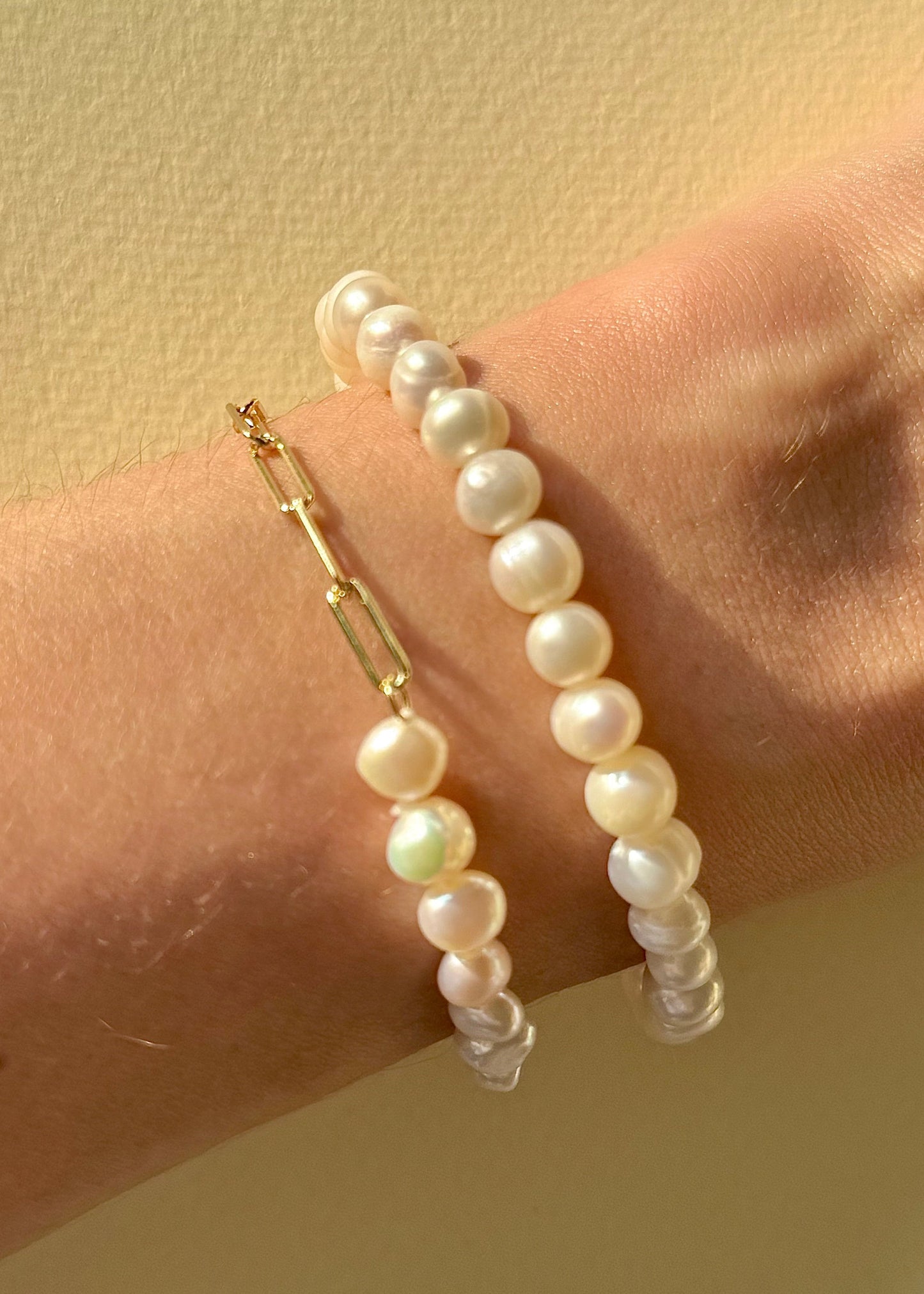 Pulsera Zenobia con perlas