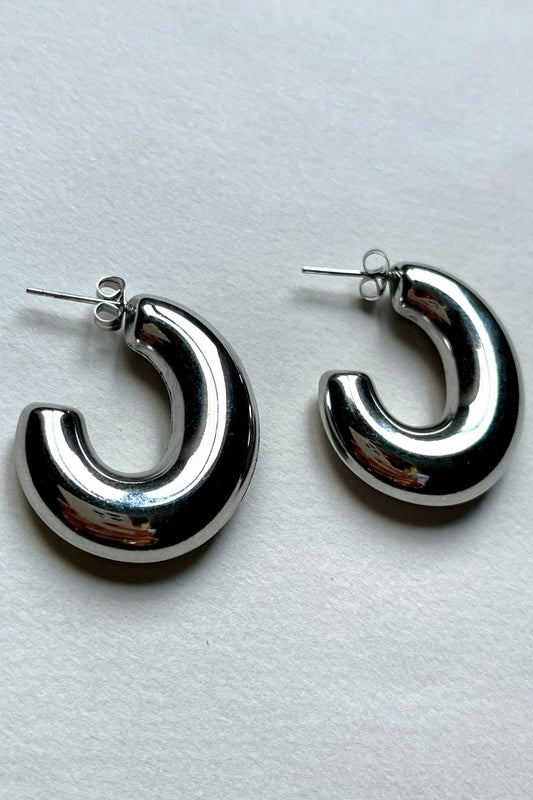 Aretes Poltronova Plateados