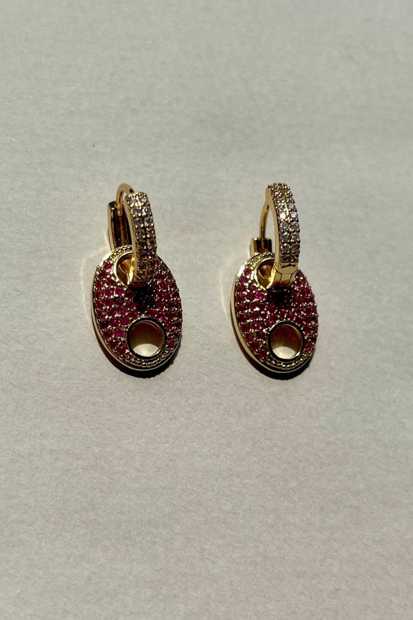 Aretes Ruskin Rosa