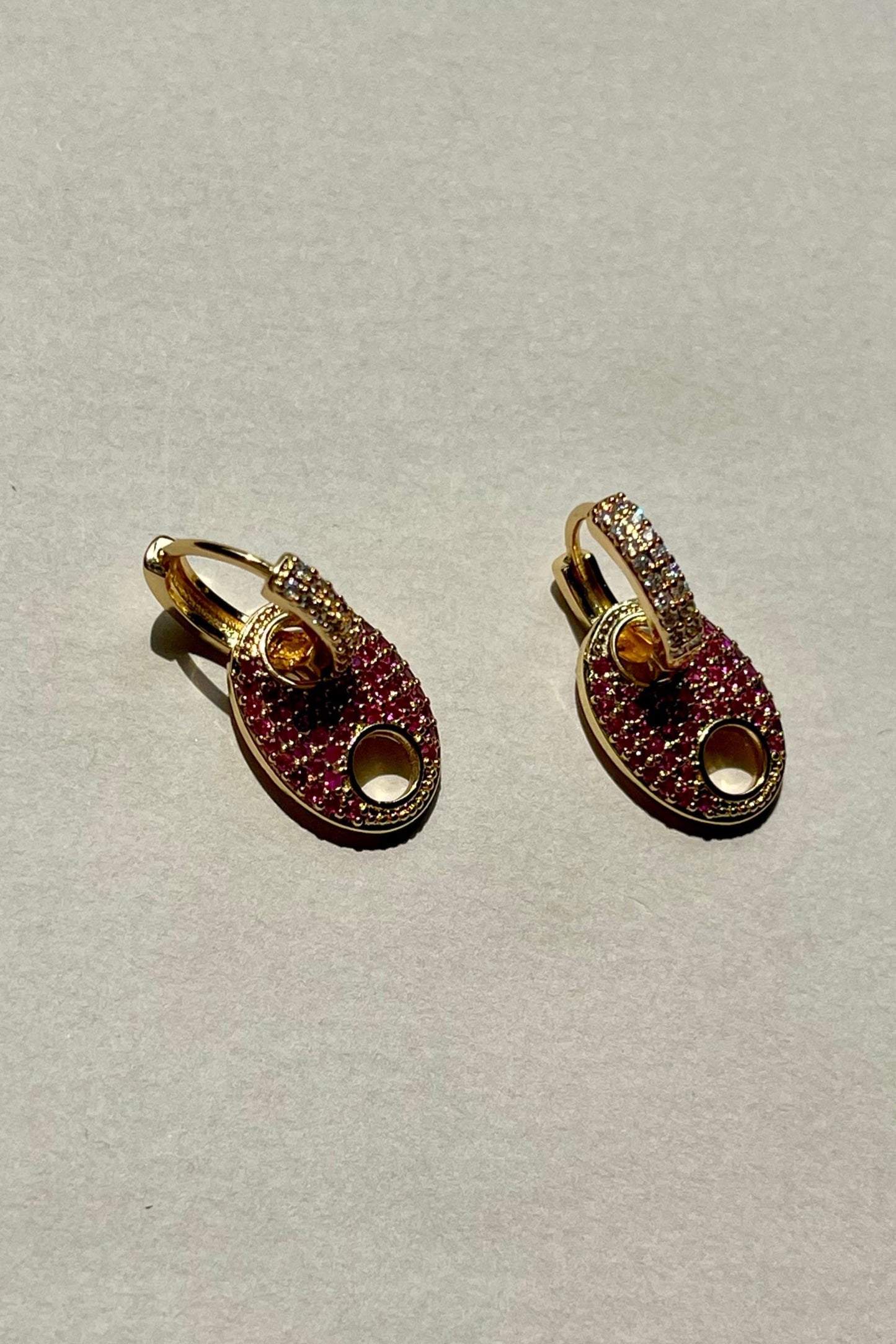 Aretes Ruskin Rosa