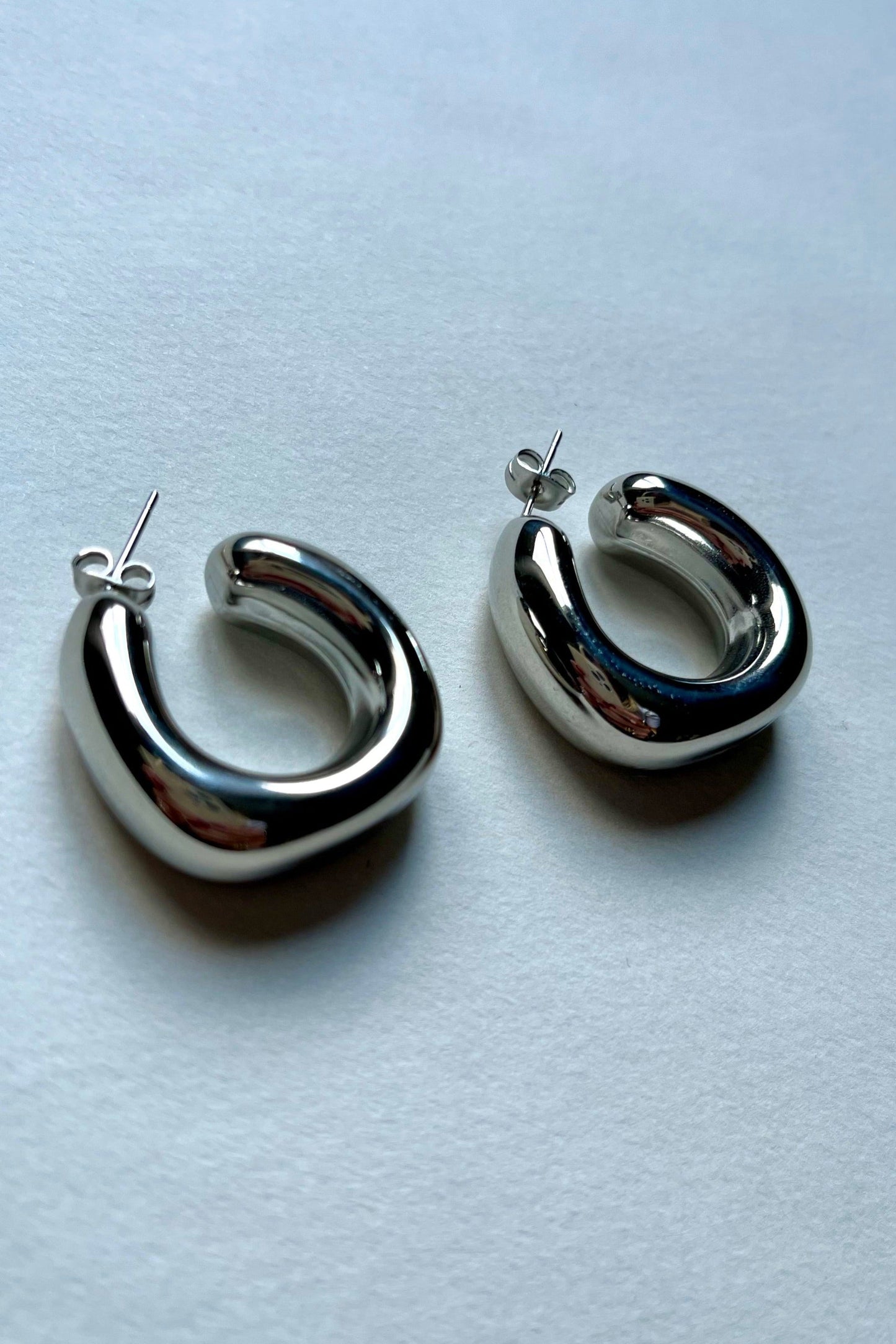 Marcia Silver Hoops