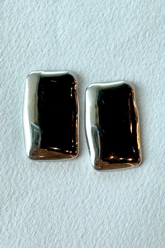 Aretes Renzo Plateados