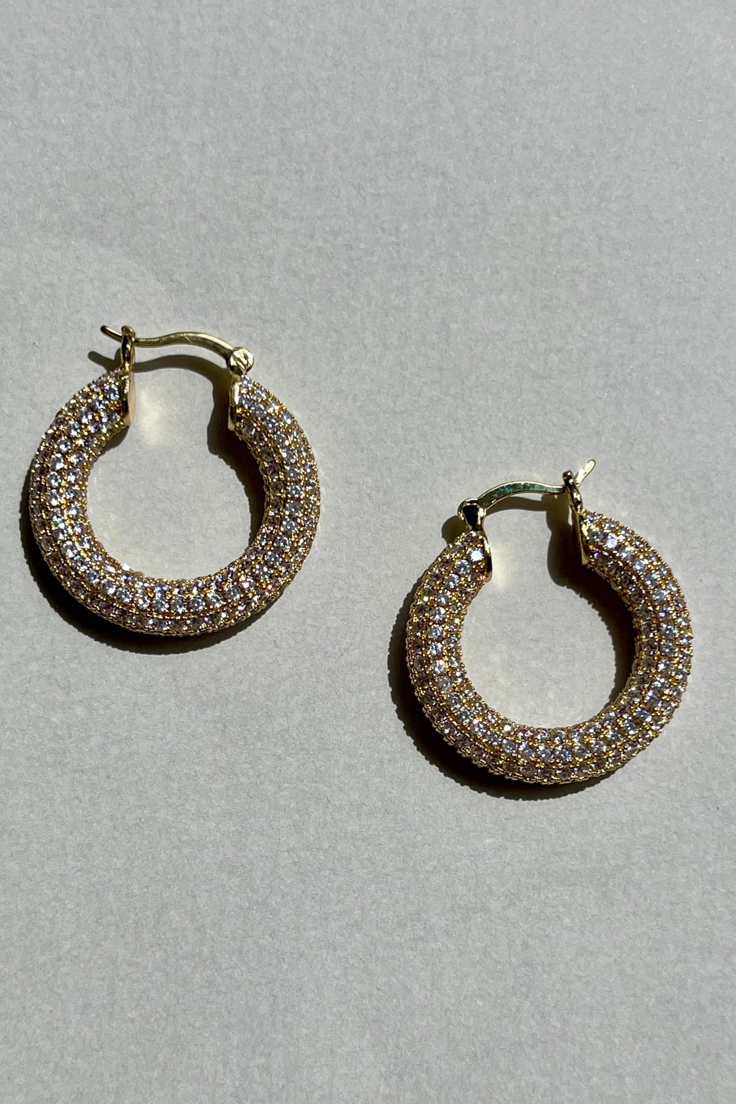 Natalie Golden Bright Hoops