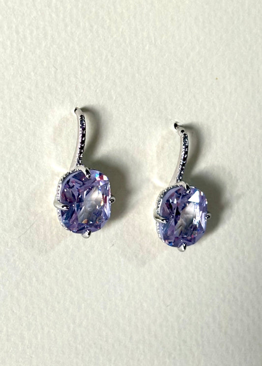 Aretes Baviera con zirconías